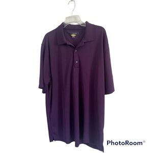 Greg Norman Polo Play Dry Shirt, Men’s XL, Purple Polo Golf Tennis